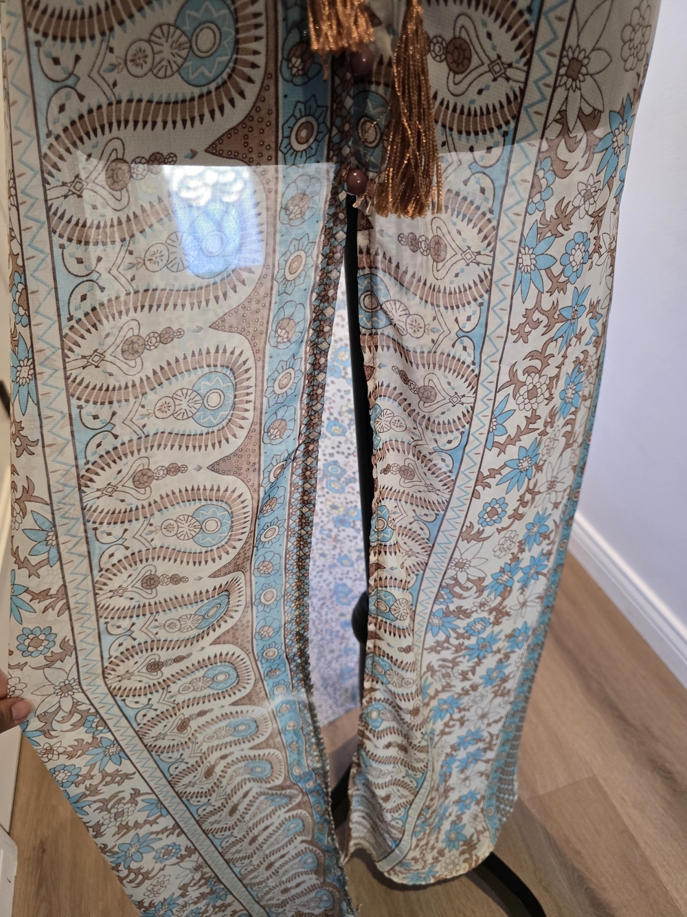 Bohemian Patchwork Floral Maxi Dress - Picture 8 of 9